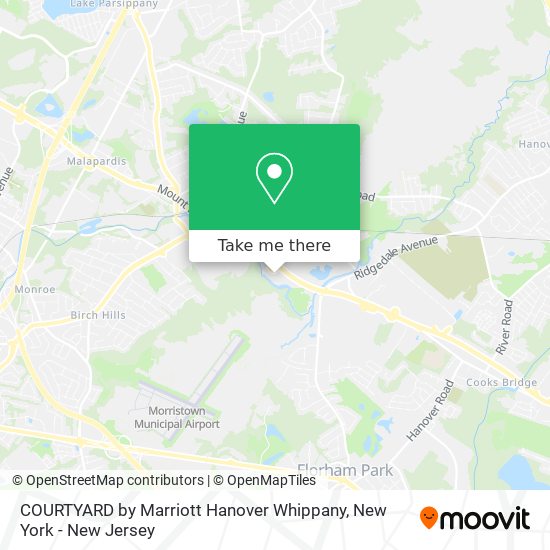 COURTYARD by Marriott Hanover Whippany map