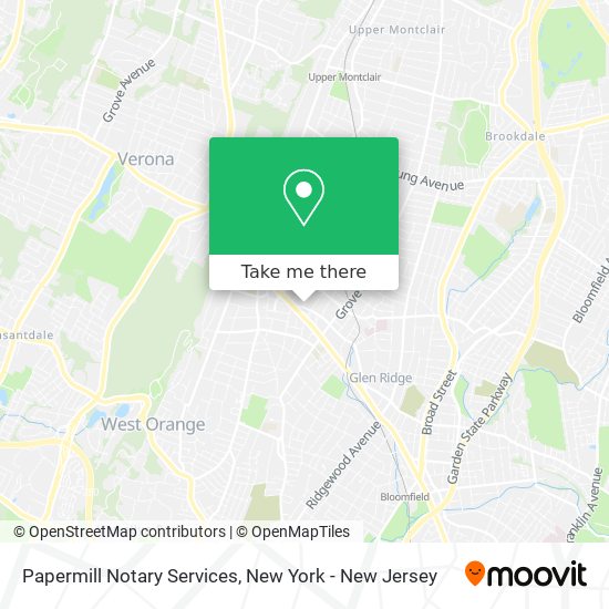 Mapa de Papermill Notary Services