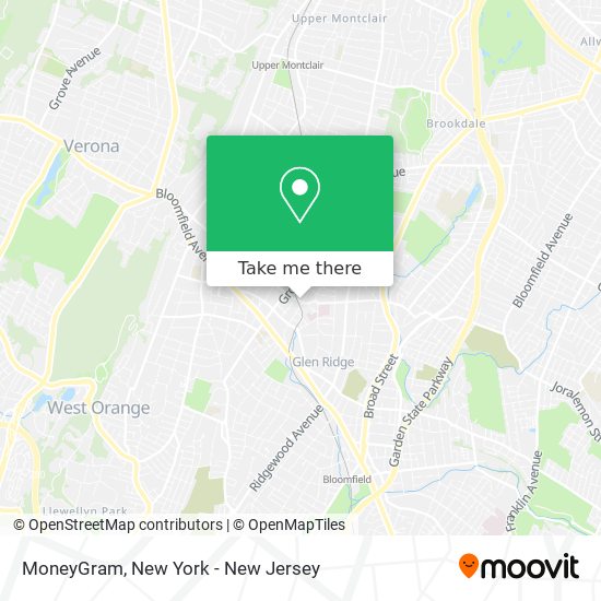 MoneyGram map