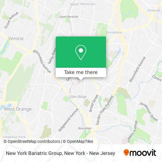 New York Bariatric Group map