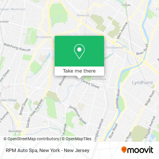 RPM Auto Spa map