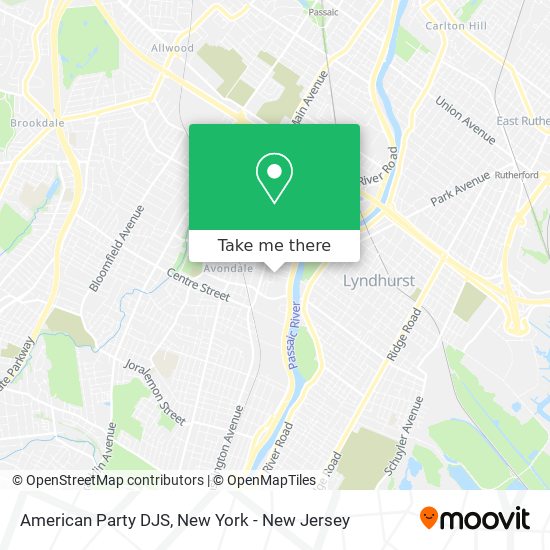 American Party DJS map