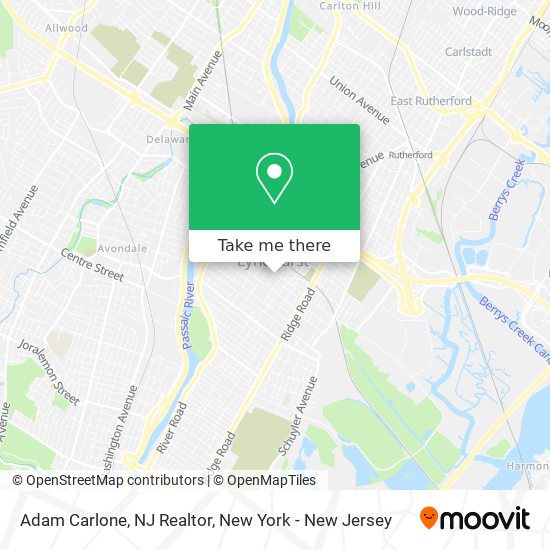 Adam Carlone, NJ Realtor map