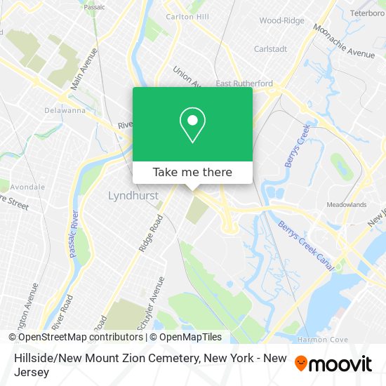 Mapa de Hillside / New Mount Zion Cemetery
