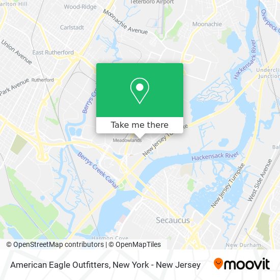 Mapa de American Eagle Outfitters