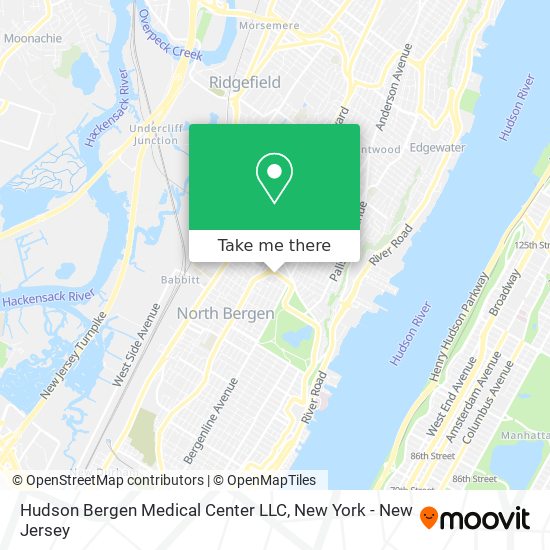 Hudson Bergen Medical Center LLC map