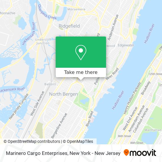 Marinero Cargo Enterprises map