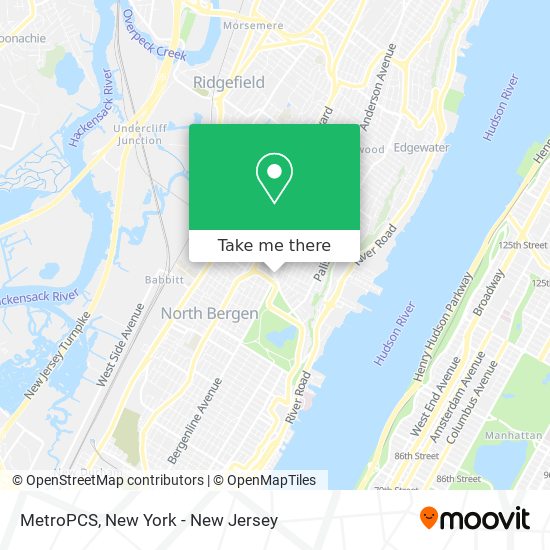 MetroPCS map