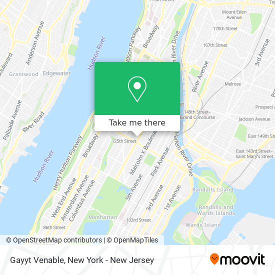 Gayyt Venable map