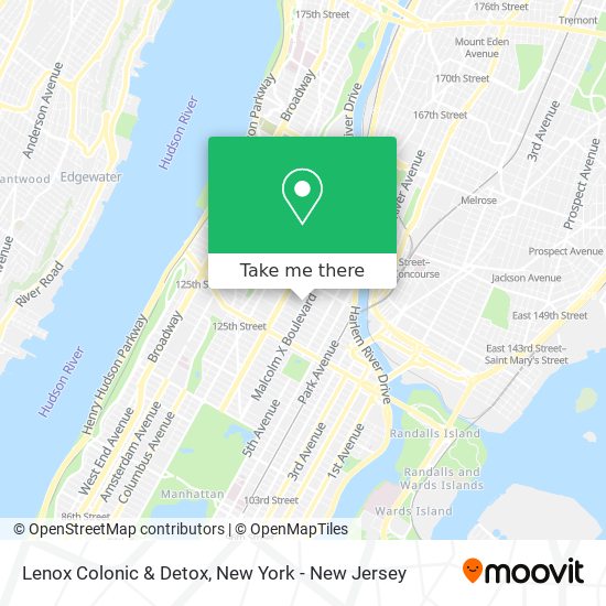 Lenox Colonic & Detox map