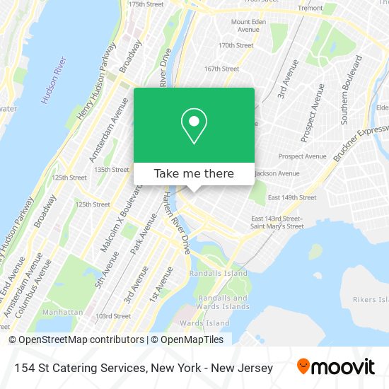 Mapa de 154 St Catering Services