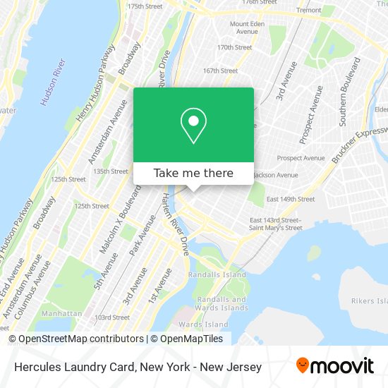 Mapa de Hercules Laundry Card