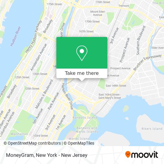 MoneyGram map