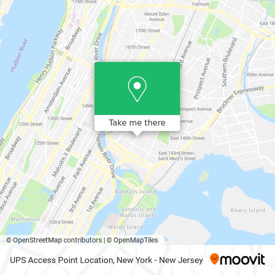 Mapa de UPS Access Point Location