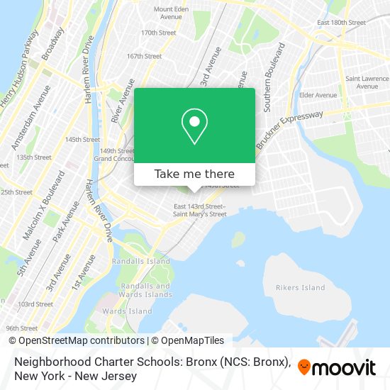 Neighborhood Charter Schools: Bronx (NCS: Bronx) map