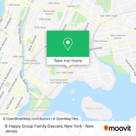 B Happy Group Family Daycare map