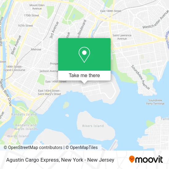Agustin Cargo Express map
