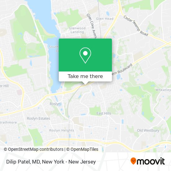 Mapa de Dilip Patel, MD