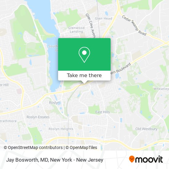 Jay Bosworth, MD map