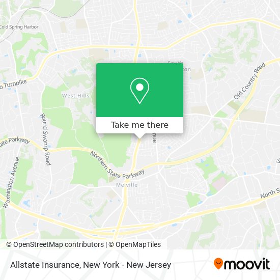 Mapa de Allstate Insurance