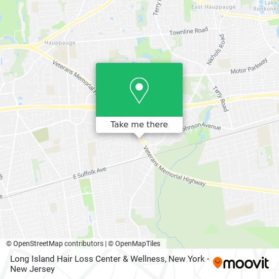 Mapa de Long Island Hair Loss Center & Wellness