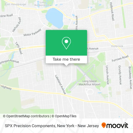 SPX Precision Components map