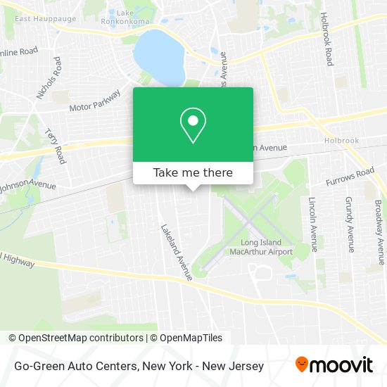 Go-Green Auto Centers map