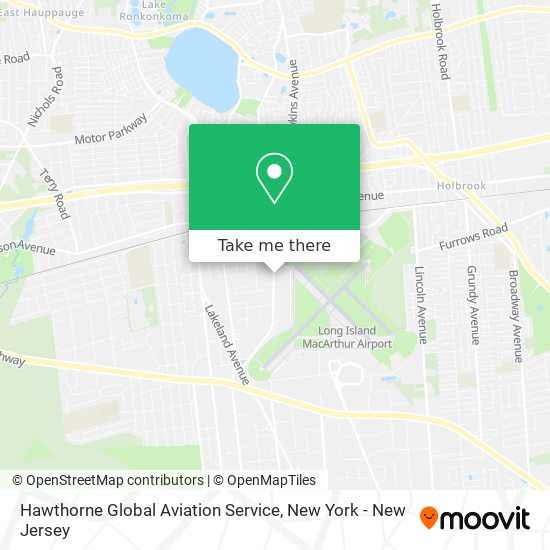 Mapa de Hawthorne Global Aviation Service