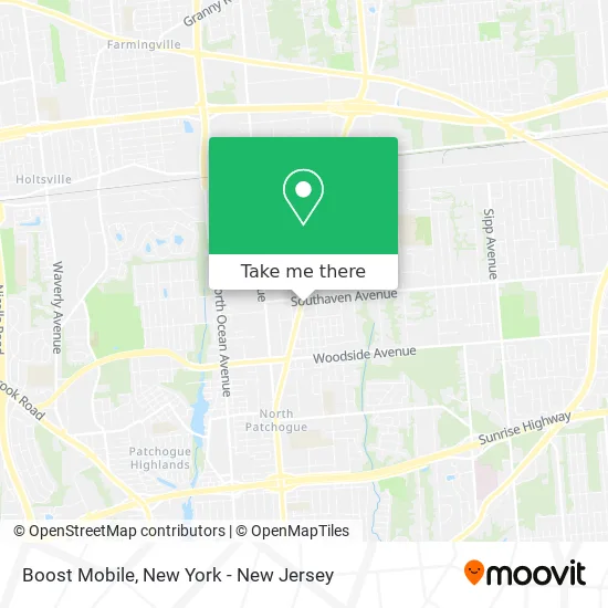 Boost Mobile map