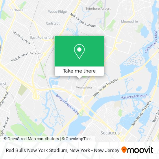 Mapa de Red Bulls New York Stadium