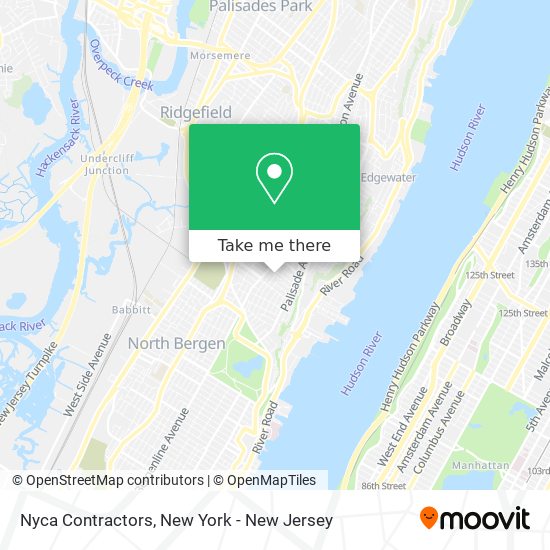 Nyca Contractors map