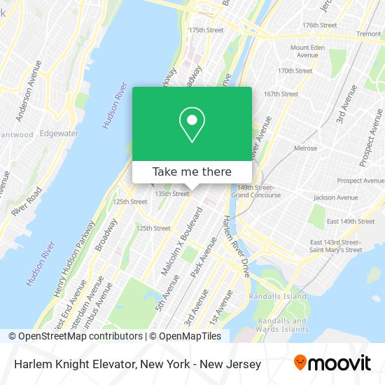 Mapa de Harlem Knight Elevator