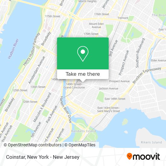 Coinstar map