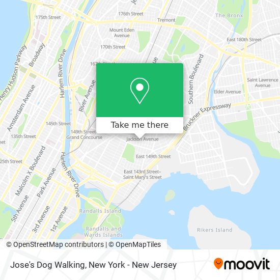 Jose's Dog Walking map