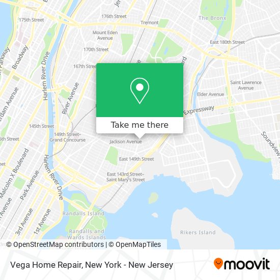 Vega Home Repair map