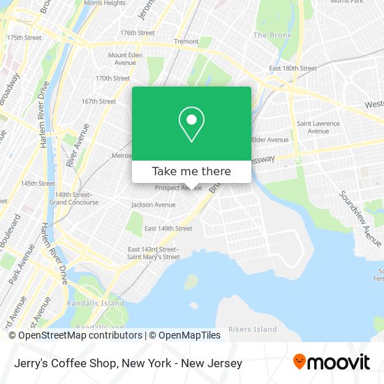 Jerry's Coffee Shop map
