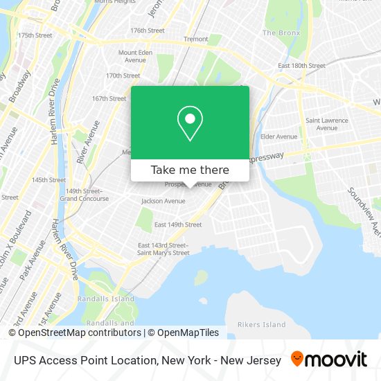 Mapa de UPS Access Point Location