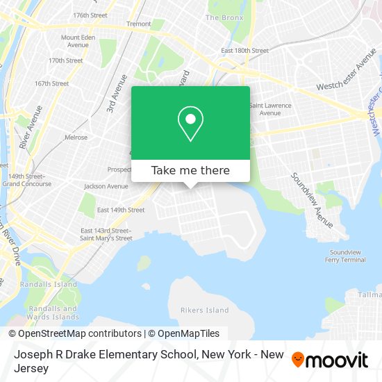 Mapa de Joseph R Drake Elementary School
