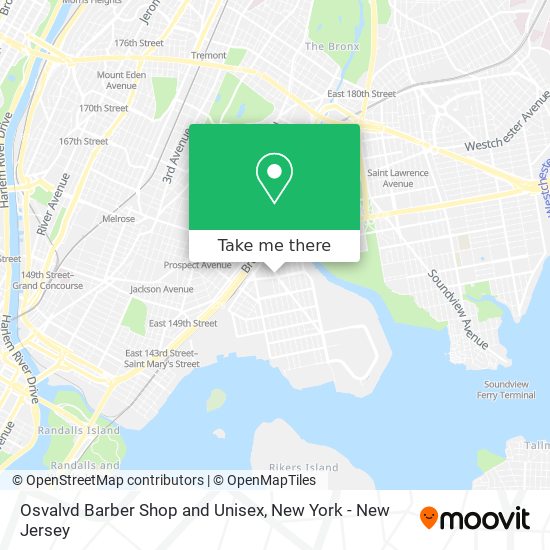 Mapa de Osvalvd Barber Shop and Unisex