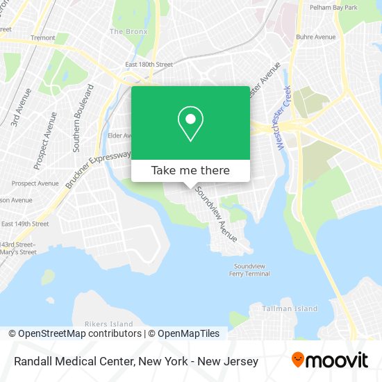 Mapa de Randall Medical Center