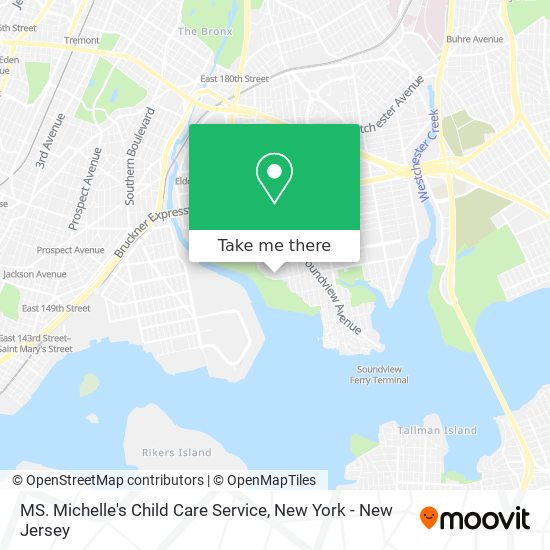 MS. Michelle's Child Care Service map