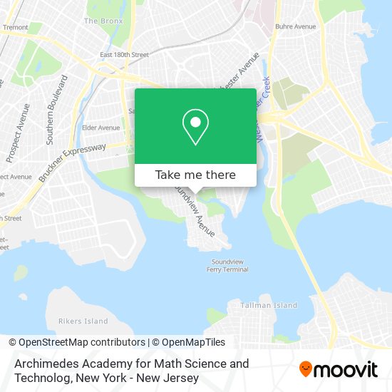 Mapa de Archimedes Academy for Math Science and Technolog