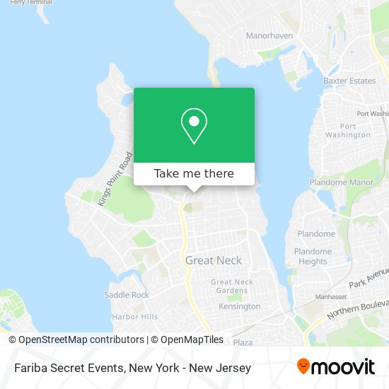 Mapa de Fariba Secret Events