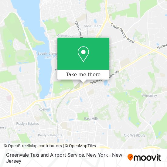 Greenvale Taxi and Airport Service map