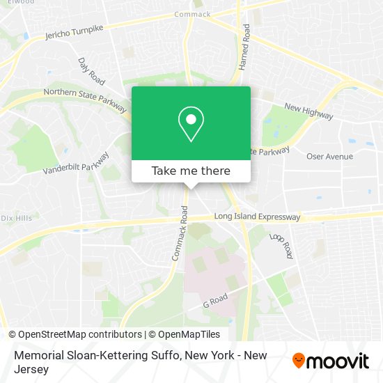 Memorial Sloan-Kettering Suffo map