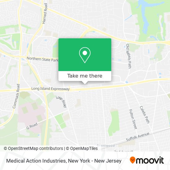 Medical Action Industries map