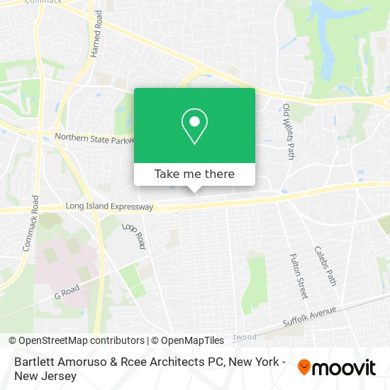 Mapa de Bartlett Amoruso & Rcee Architects PC