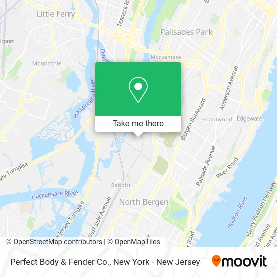 Perfect Body & Fender Co. map