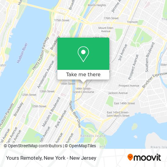 Yours Remotely map