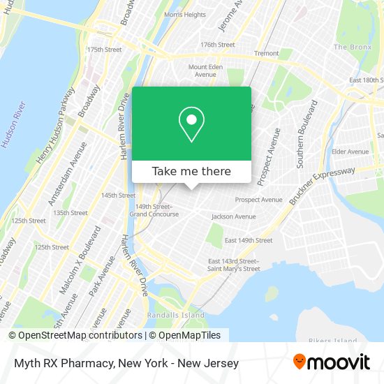 Myth RX Pharmacy map